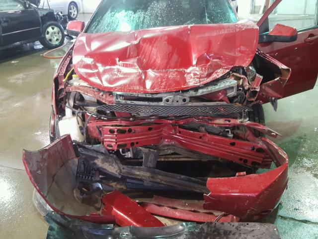1FAHP3GNXAW162336 - 2010 FORD FOCUS SES RED photo 7