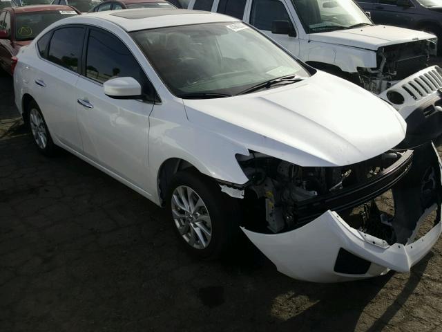 3N1AB7AP0HY310821 - 2017 NISSAN SENTRA S WHITE photo 1