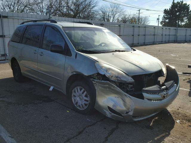 5TDZA23C06S553307 - 2006 TOYOTA SIENNA CE GREEN photo 1