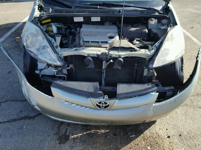 5TDZA23C06S553307 - 2006 TOYOTA SIENNA CE GREEN photo 9