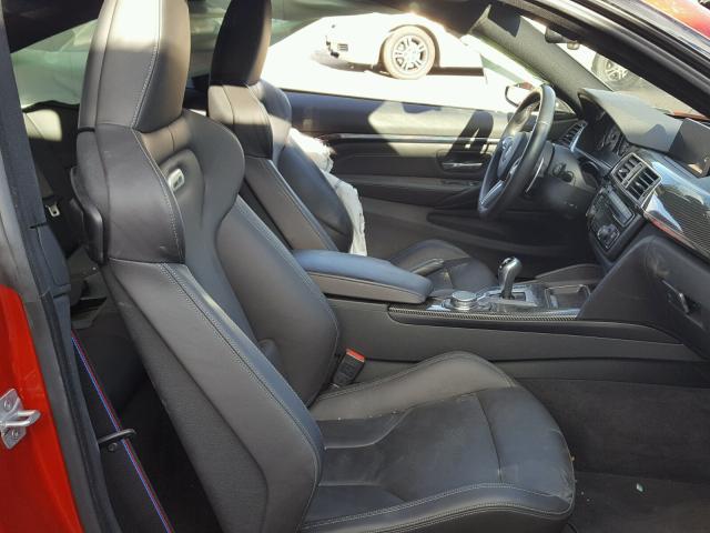 WBS3R9C57HK708964 - 2017 BMW M4 ORANGE photo 5