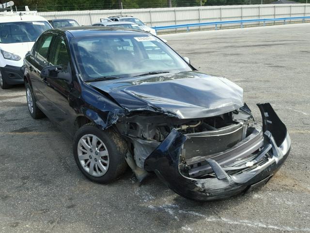 1G1AD5F57A7215059 - 2010 CHEVROLET COBALT 1LT BLACK photo 1