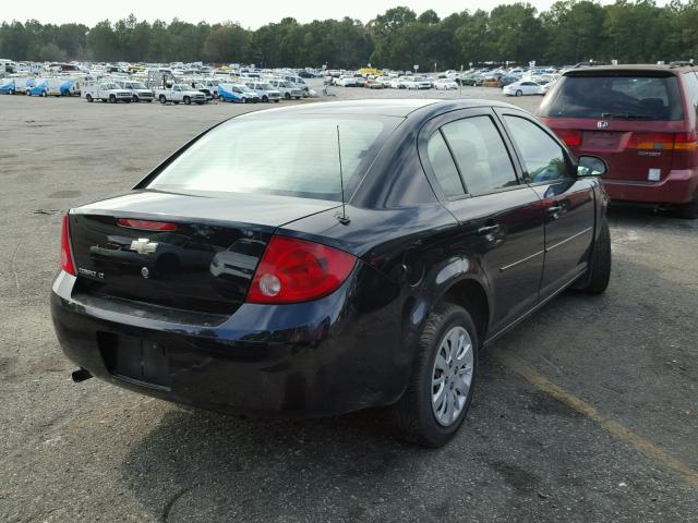 1G1AD5F57A7215059 - 2010 CHEVROLET COBALT 1LT BLACK photo 4