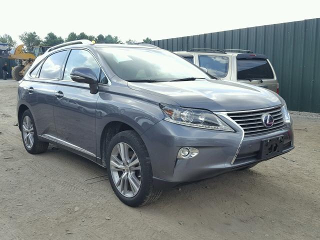 2T2BC1BA7FC002799 - 2015 LEXUS RX 450H GRAY photo 1