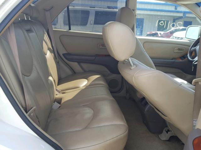 JT6GF10U7Y0045851 - 2000 LEXUS RX 300 CREAM photo 6