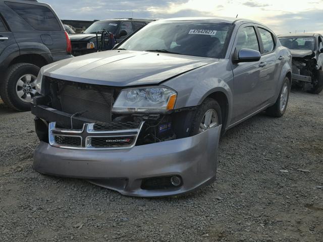 1C3CDZCB4DN552164 - 2013 DODGE AVENGER SX GRAY photo 2