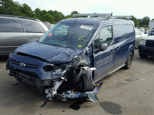 NM0LS7E72F1195962 - 2015 FORD TRANSIT CO BLUE photo 2