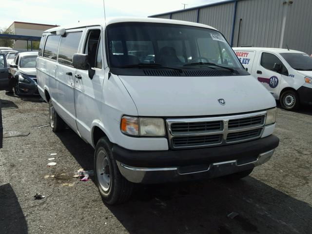 2B5WB35Y9VK528087 - 1997 DODGE RAM WAGON WHITE photo 1