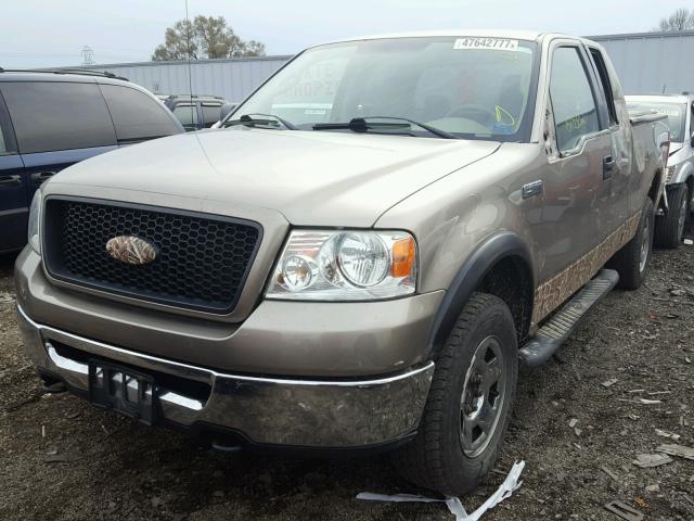 1FTPX14566FA47674 - 2006 FORD F150 TAN photo 2