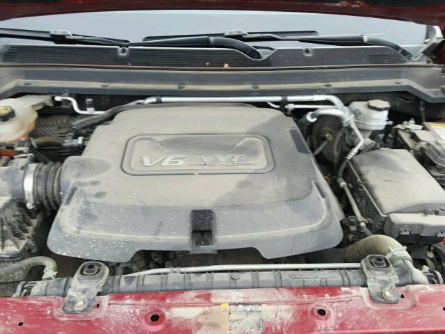 1GCGTBE31F1131025 - 2015 CHEVROLET COLORADO L RED photo 7