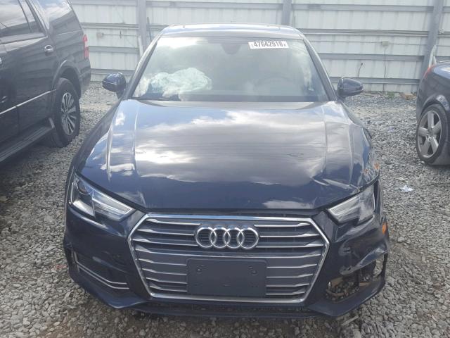 WAUKMAF48HN056096 - 2017 AUDI A4 ULTRA P BLUE photo 9