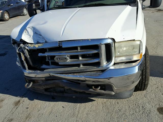 1FTNX20P94ED08495 - 2004 FORD F250 SUPER WHITE photo 7