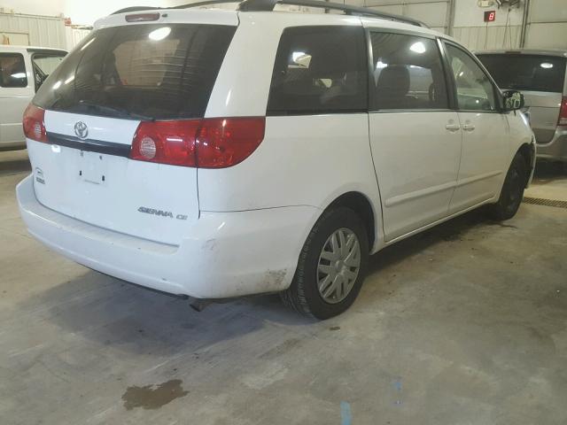 5TDKK4CC0AS332129 - 2010 TOYOTA SIENNA CE WHITE photo 4