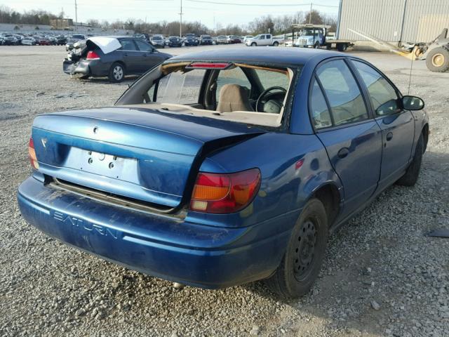 1G8ZF52812Z160130 - 2002 SATURN SL BLUE photo 4