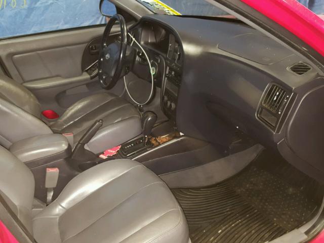 KMHDN46D15U975221 - 2005 HYUNDAI ELANTRA GL RED photo 5