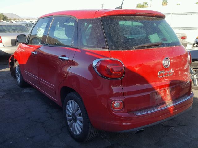 ZFBCFABH0EZ025099 - 2014 FIAT 500L EASY RED photo 3