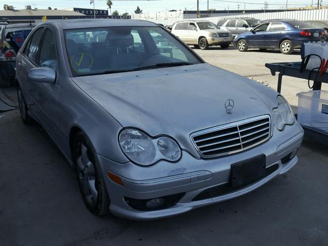 WDBRF52H06F830195 - 2006 MERCEDES-BENZ C GENERATI SILVER photo 1