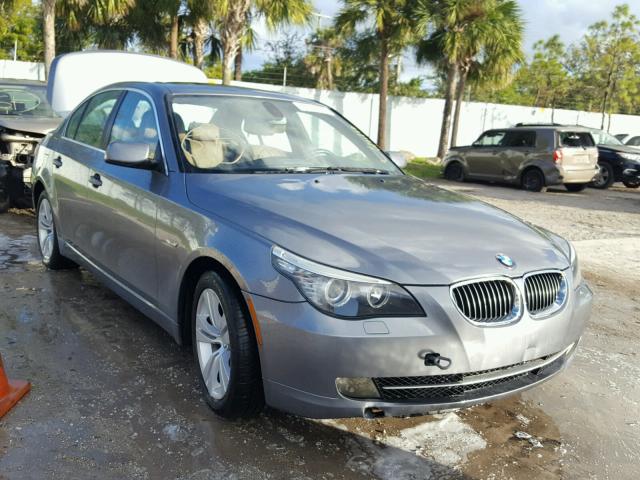 WBANU5C57AC127629 - 2010 BMW 528 I GRAY photo 1