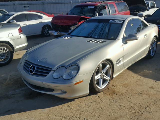 WDBSK75F73F010291 - 2003 MERCEDES-BENZ SL 500 GOLD photo 2