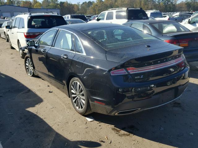 3LN6L5KU2HR642404 - 2017 LINCOLN MKZ HYBRID BLACK photo 3