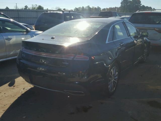 3LN6L5KU2HR642404 - 2017 LINCOLN MKZ HYBRID BLACK photo 4