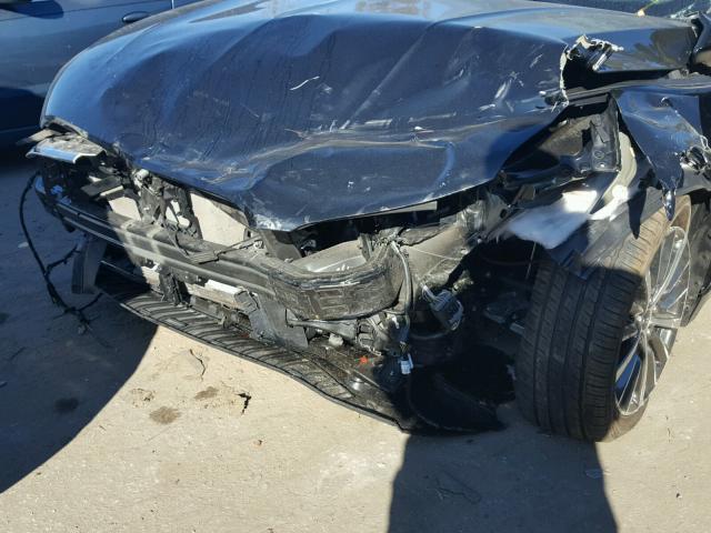 3LN6L5KU2HR642404 - 2017 LINCOLN MKZ HYBRID BLACK photo 9