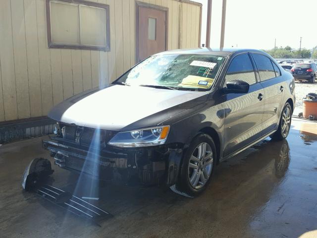 3VW1K7AJ1FM353204 - 2015 VOLKSWAGEN JETTA BASE 灰色 照片 2