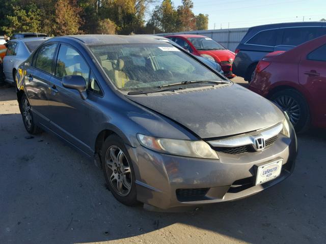 2HGFA1F53AH528694 - 2010 HONDA CIVIC LX GRAY photo 1