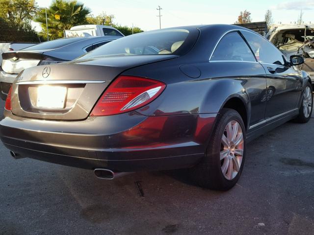 WDDEJ71XX7A002890 - 2007 MERCEDES-BENZ CL 550 GRAY photo 4