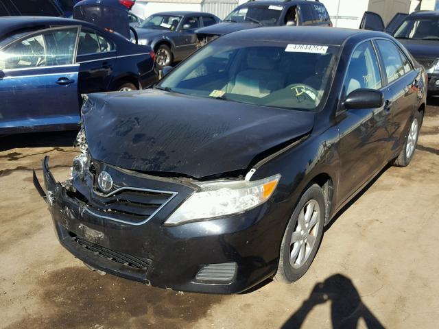 4T4BF3EK1BR106926 - 2011 TOYOTA CAMRY BASE BLACK photo 2