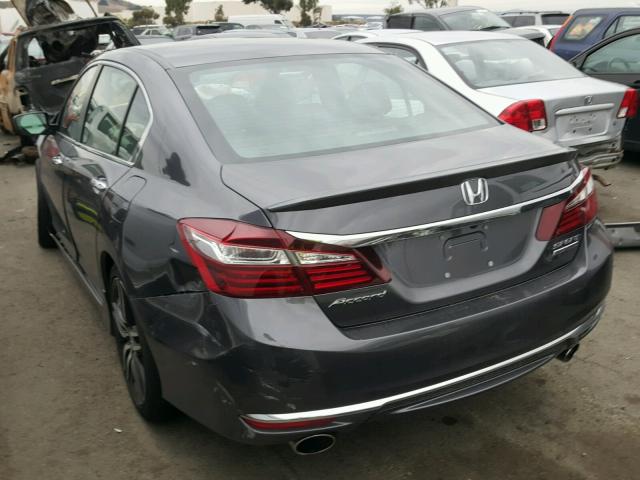 1HGCR2F17HA213954 - 2017 HONDA ACCORD SPO GRAY photo 3