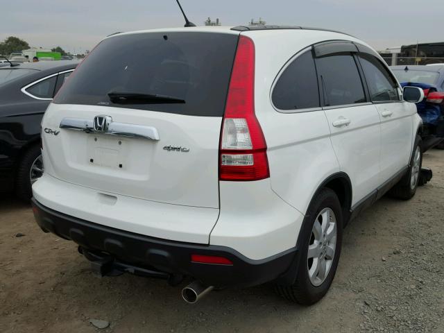 5J6RE48799L805115 - 2009 HONDA CR-V EXL WHITE photo 4