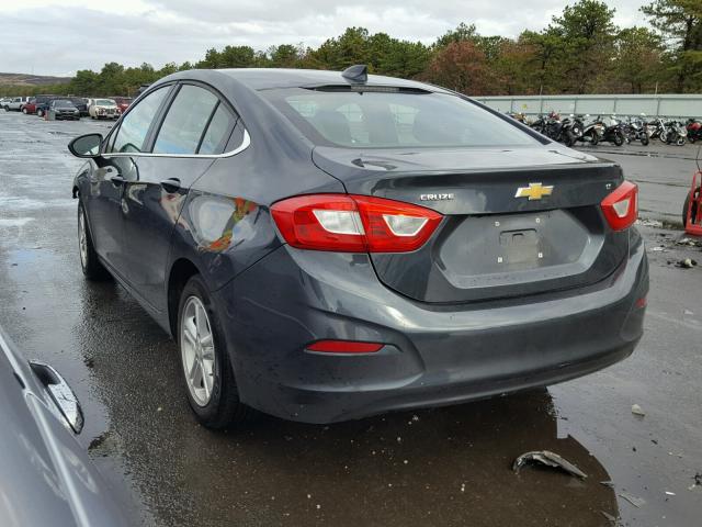 1G1BE5SM2H7194677 - 2017 CHEVROLET CRUZE LT GRAY photo 3