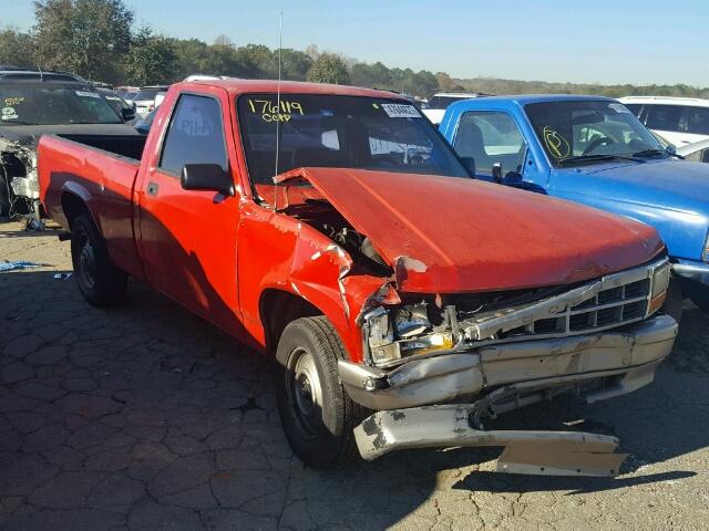 1B7GL26X3SS278307 - 1995 DODGE DAKOTA RED photo 1