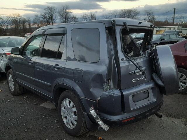 SHSRD78906U412929 - 2006 HONDA CR-V SE GRAY photo 3