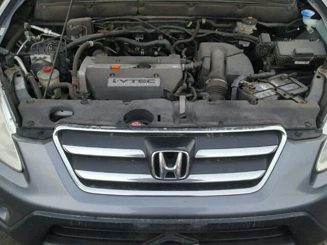 SHSRD78906U412929 - 2006 HONDA CR-V SE GRAY photo 7