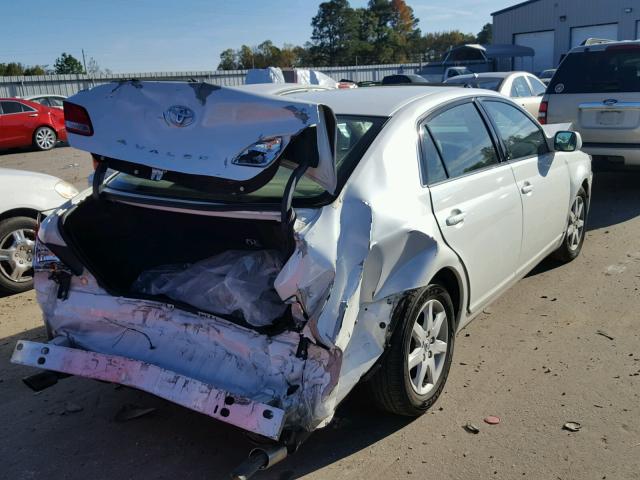 4T1BK36B37U239845 - 2007 TOYOTA AVALON XL WHITE photo 4