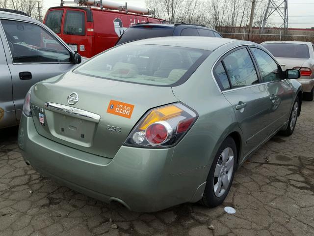 1N4AL21E47C211153 - 2007 NISSAN ALTIMA 2.5 GREEN photo 4