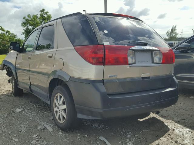 3G5DB03E73S546561 - 2003 BUICK RENDEZVOUS GOLD photo 3