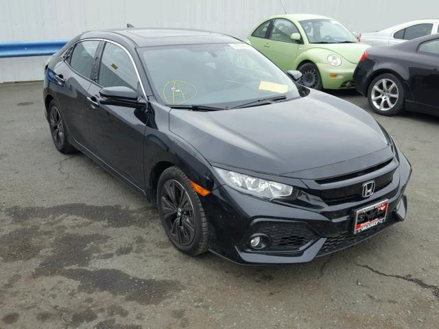 SHHFK7H51HU423078 - 2017 HONDA CIVIC EX შავი ფოტო 1