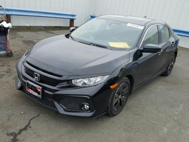 SHHFK7H51HU423078 - 2017 HONDA CIVIC EX შავი ფოტო 2