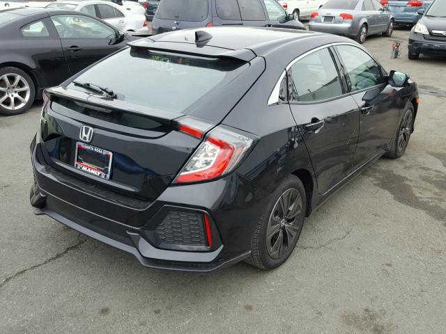 SHHFK7H51HU423078 - 2017 HONDA CIVIC EX შავი ფოტო 4