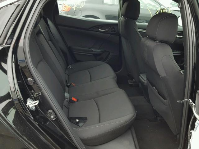 SHHFK7H51HU423078 - 2017 HONDA CIVIC EX შავი ფოტო 6