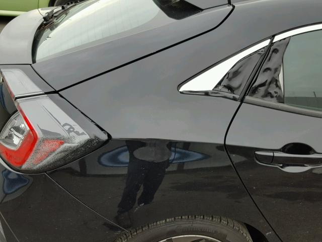 SHHFK7H51HU423078 - 2017 HONDA CIVIC EX შავი ფოტო 9