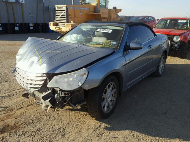 1C3LC55R98N207787 - 2008 CHRYSLER SEBRING TO BLUE photo 2