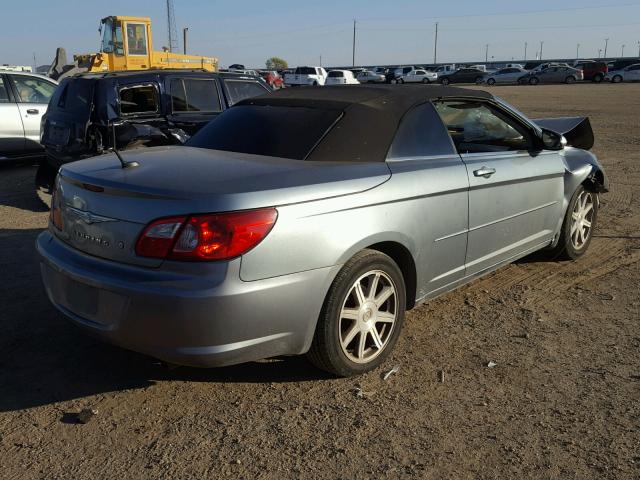 1C3LC55R98N207787 - 2008 CHRYSLER SEBRING TO BLUE photo 4