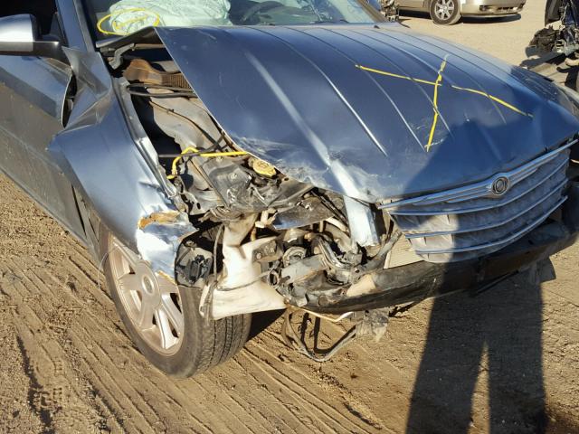 1C3LC55R98N207787 - 2008 CHRYSLER SEBRING TO BLUE photo 9