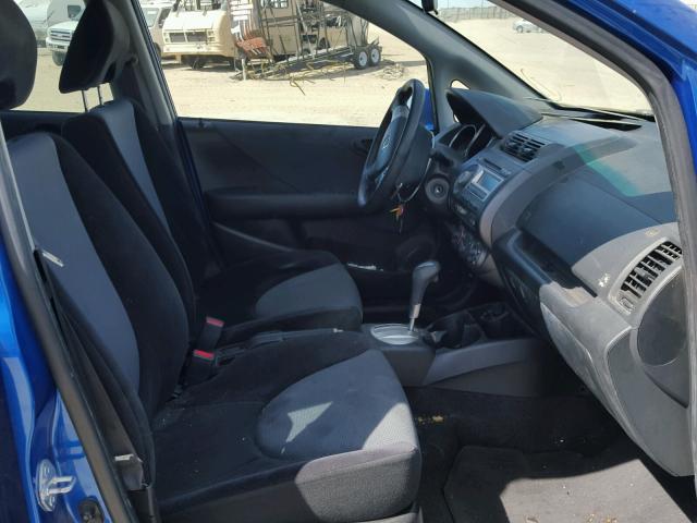 JHMGD38657S008475 - 2007 HONDA FIT S 蓝色 照片 5