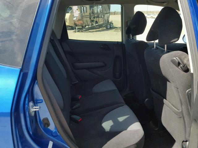 JHMGD38657S008475 - 2007 HONDA FIT S 蓝色 照片 6