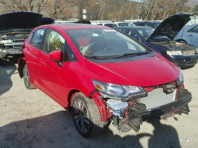 3HGGK5H86FM701116 - 2015 HONDA FIT EX RED photo 1